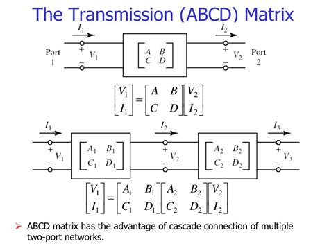 Transmission Line Abcd Matrix