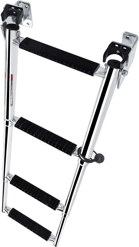 Transom Mount Telescoping Ladder