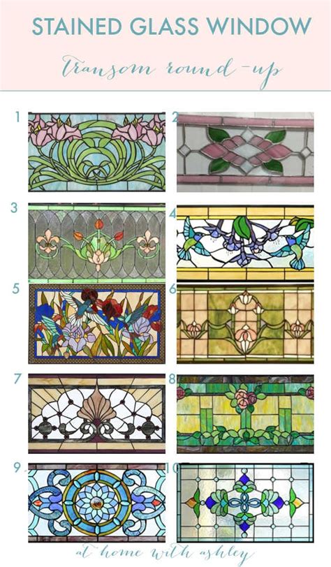 Transom Window Stained Glass Patterns