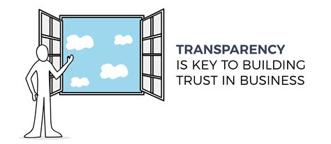 transparency is key in rebuilding trust