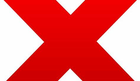 Red X Mark Transparent - Free Transparent PNG Download - PNGkey