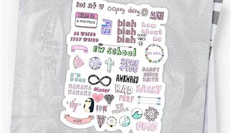 Transparent Tumblr Collage Stickers Google Search