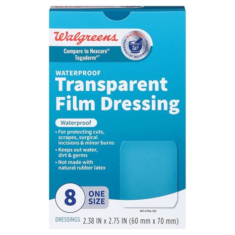 Transparent Dressing Walgreens