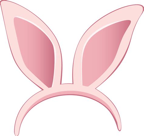 transparent easter bunny ears clip art