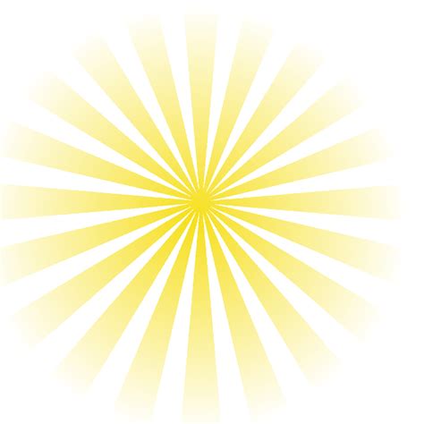 transparent sun rays png