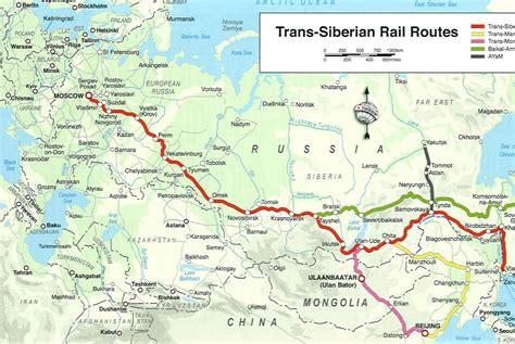 Karta Transsibiriska Järnvägen Karta 2020