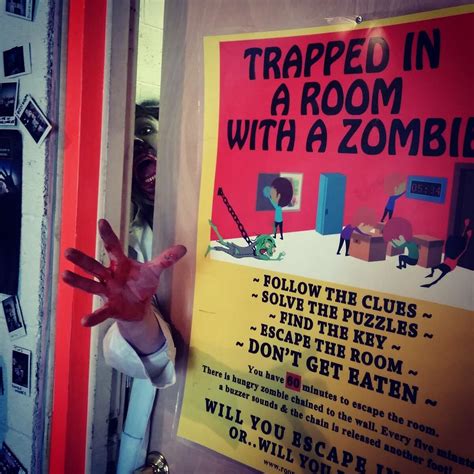 trapped in a room with a zombie london