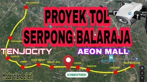 trase tol serpong balaraja