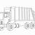 trash truck coloring page