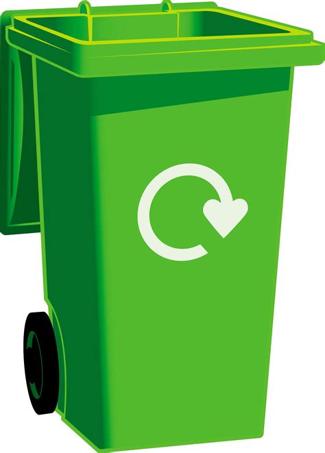 trash bin cartoon png