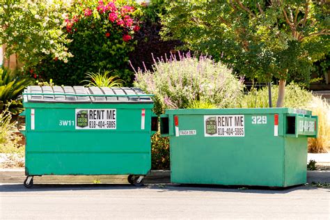 trash bins rentals prices