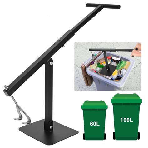 Trash Can With Handle Compactor