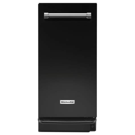 Trash Compactor In Black Stainless