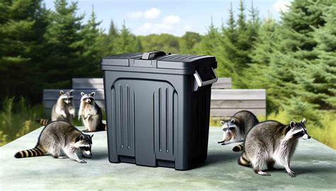 Trash Containers Racoon