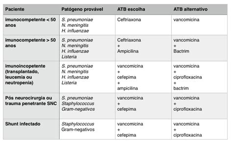 tratamento de meningite bacteriana