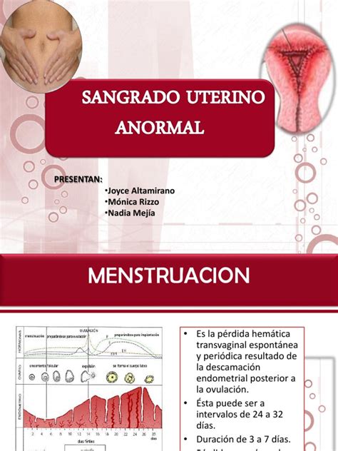 tratamiento de sangrado uterino anormal pdf