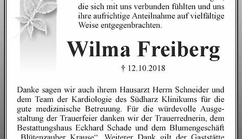 Traueranzeigen von Gerhard Freiberg | HamburgerTRAUER.de