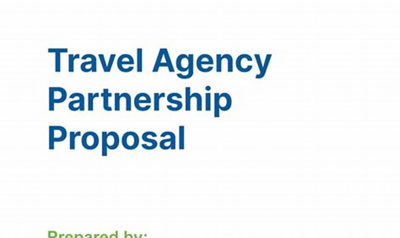 Travel Agency Partnership Proposal