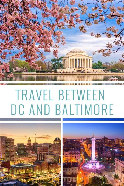 travel between dc and baltimore