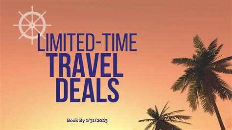 travel deals jan 2023