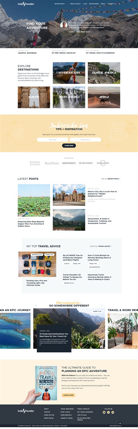 travel destinations examples trending examples design tutorial