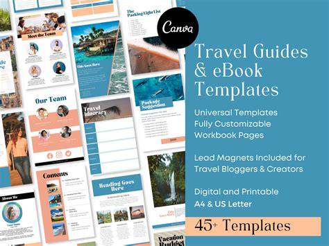 travel destinations guide tutorial examples design guide