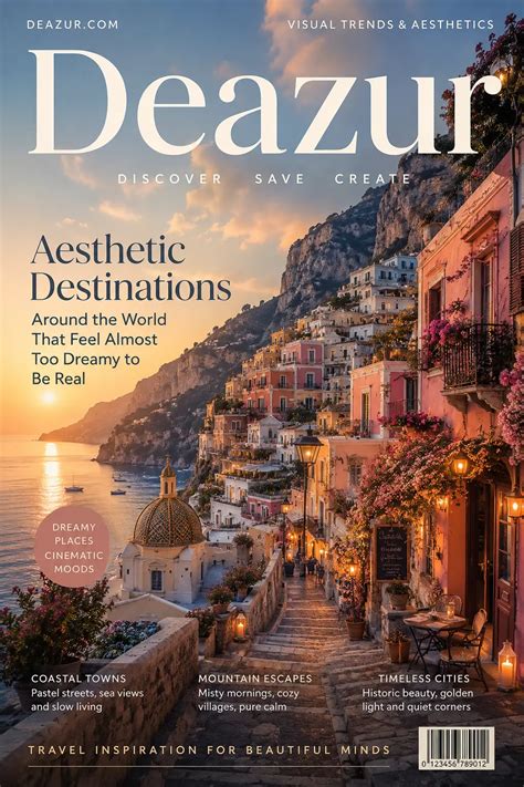 travel destinations tutorial guide aesthetic style examples design