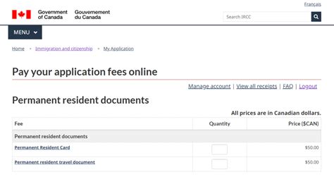 Travel Document Application Fee Canada