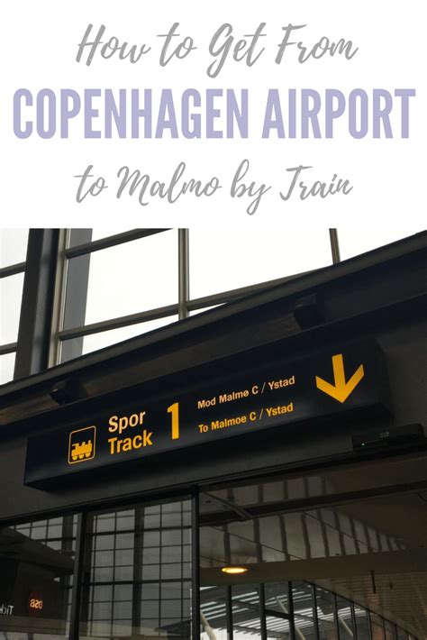 travel from copenhagen airport to malmo