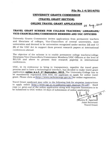 Travel Grants Application Template