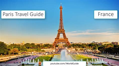 travel guide for paris france