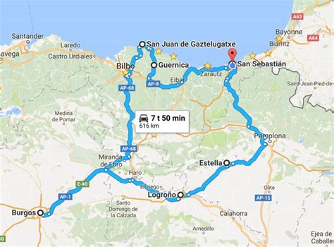 travel itinerary northern spain