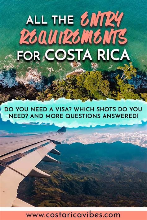 travel requirements to enter costa rica