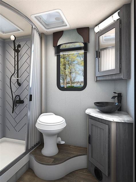 travel trailer with full size bathroom