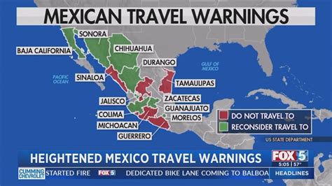 travel warnings for baja mexico