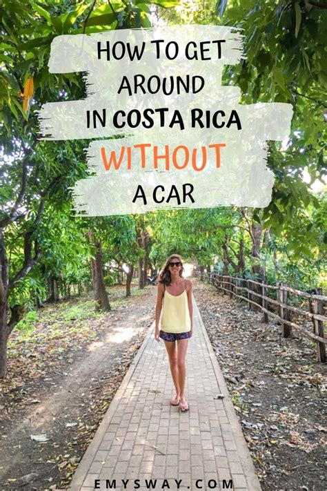 traveling in costa rica without a car