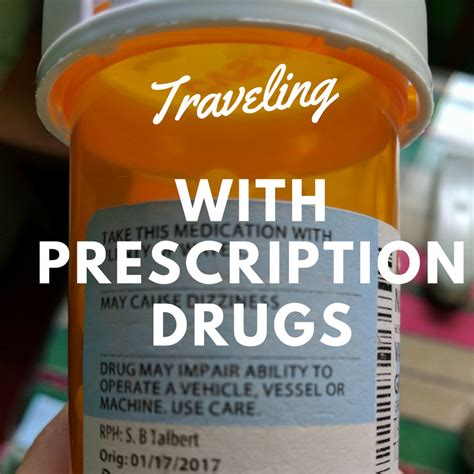 traveling to europe with prescriptions