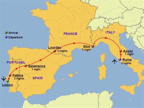 traveling to spain from france