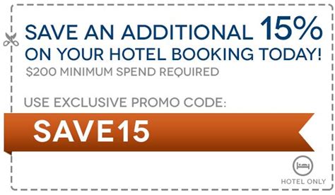 travelocity 15% off hotel booking