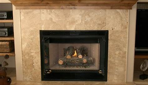 Travertine Tile Fireplace Surround Hearth Silver Perla