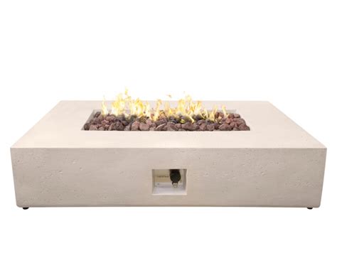 Travertine Gas Fire Pit