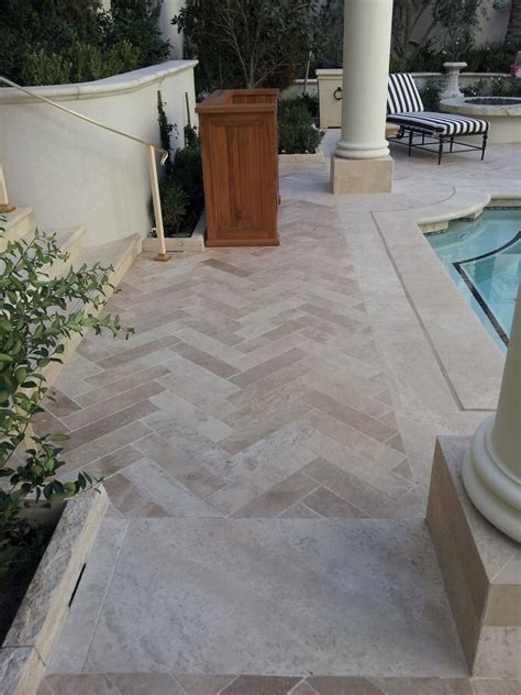Travertine Patio Patterns