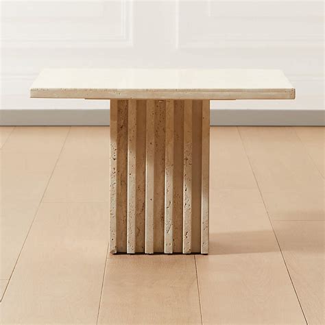 Travertine Table Cb2