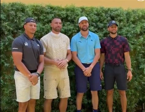 travis kelce golf outfit
