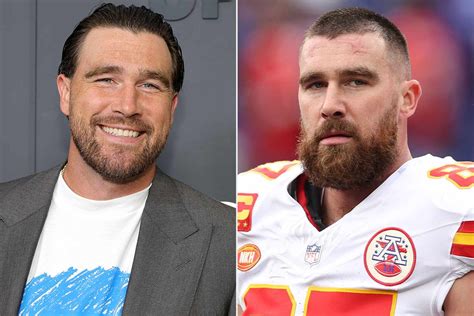 travis kelce long hair