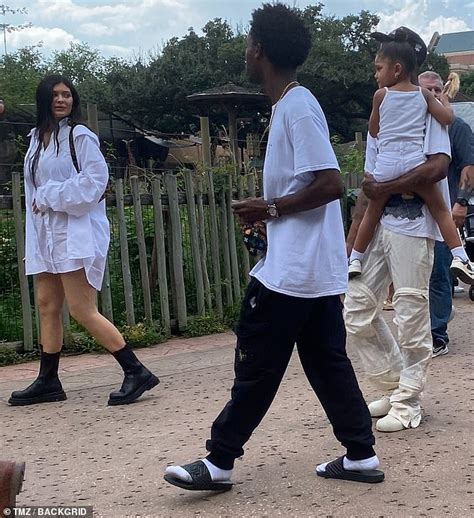 travis scott and stormi at london zoo