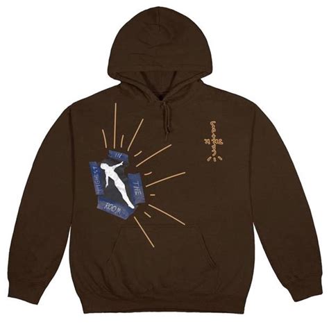 travis scott brown hoodie