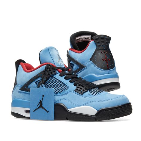 travis scott jordan 4 blue jumpman