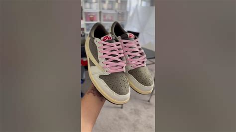 travis scott reverse mocha pink laces