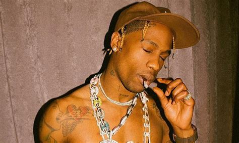 travis scott smoking weed